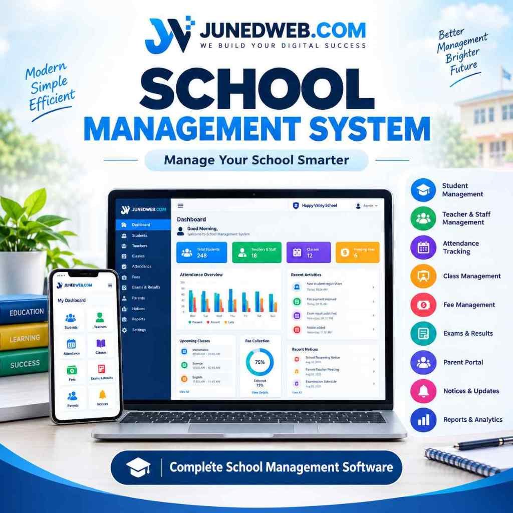 School Management System software by JunedWeb