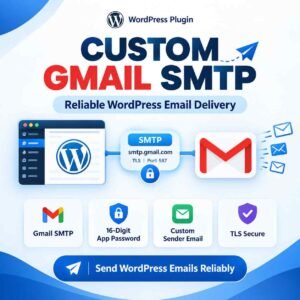 custom gmail smtp