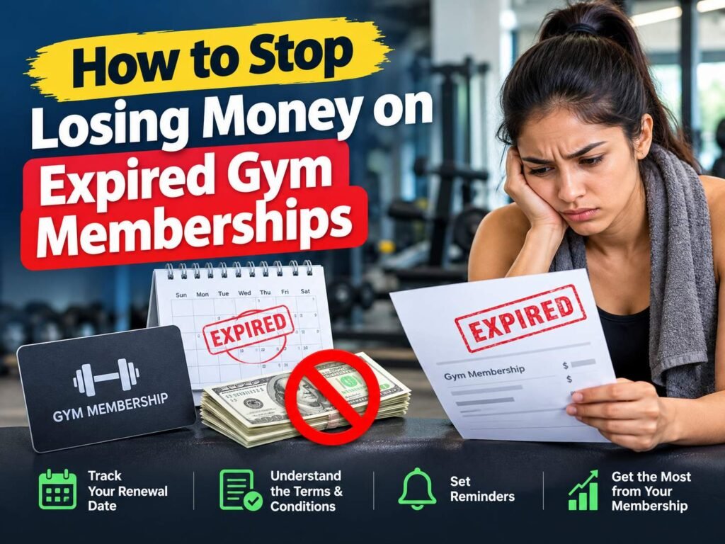 How to Stop Losing Money on Expired Gym Memberships