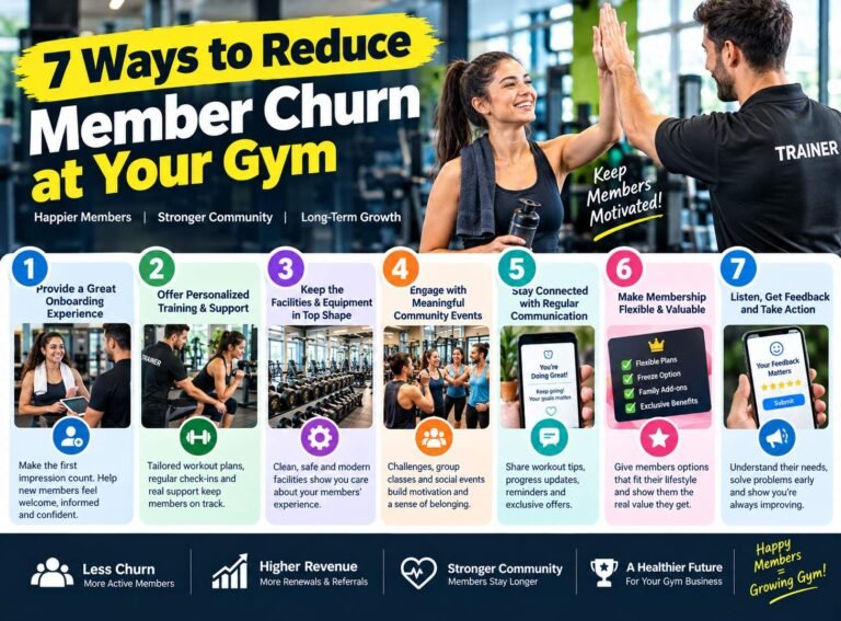 7 Ways to Reduce Member Churn at Your Gym