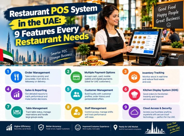 Restaurant POS System in the UAE: 9 Features Every Restaurant Needs